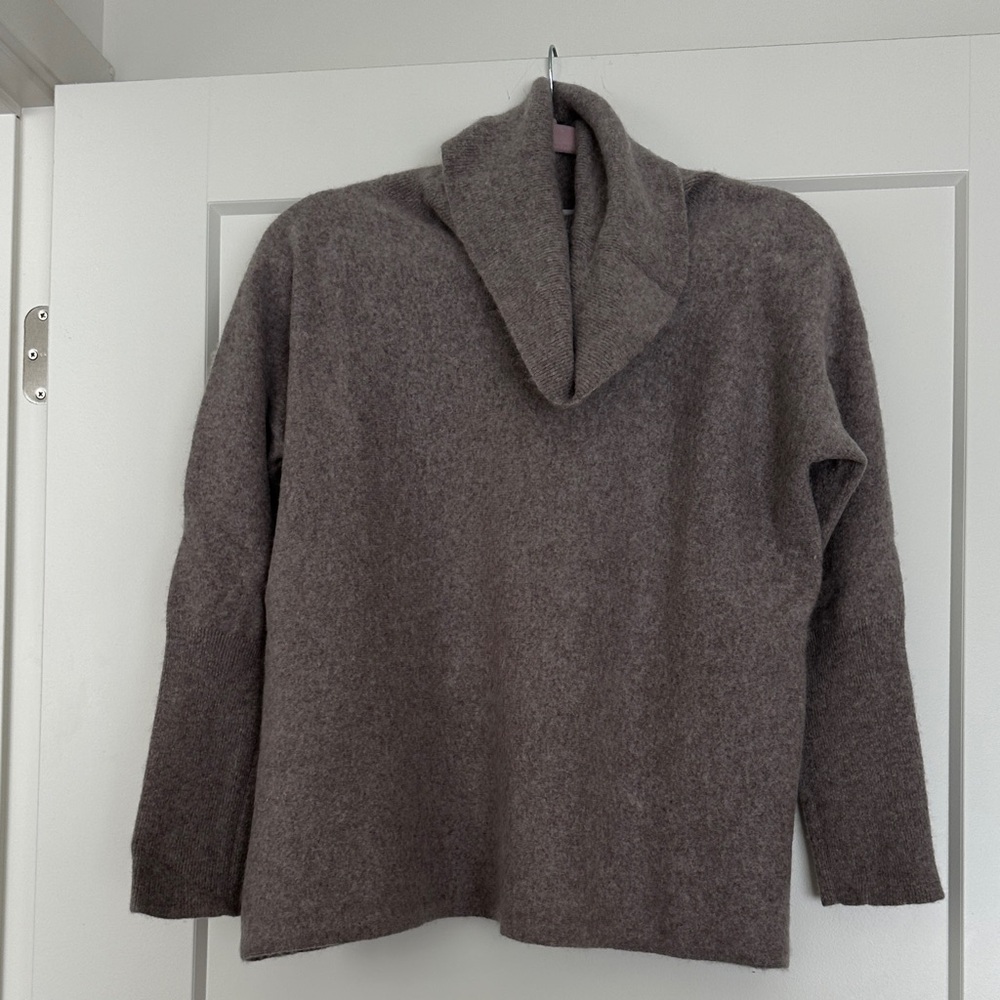 Garnet Hill Soft Taupe Sweater